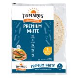 Tumaro's 8-inch Premium White Carb Wise Wraps, Case Of 6, 8 Ct