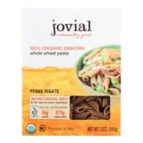 Jovial, Pasta, Organic, Whole Grain Einkorn, Penne Rigate, 12 Oz, Case Of 12