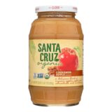 Santa Cruz Organic Apple Sauce, Cinnamon, Case Of 12, 23 Oz.
