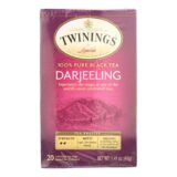 Twinings Tea Black Tea, Darjeeling, Case Of 6, 20 Bags