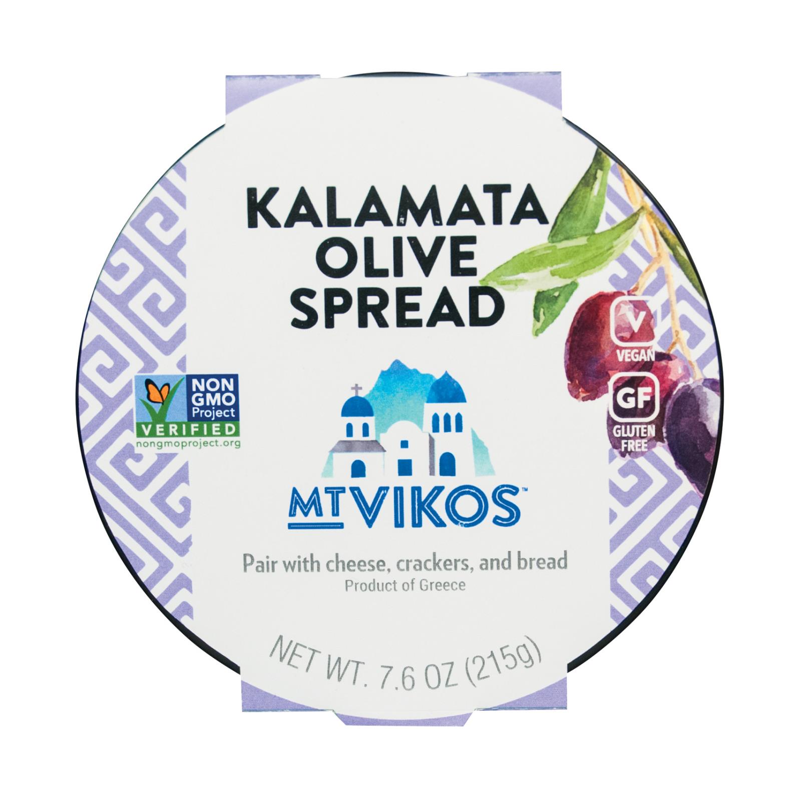 Mt Vikos Kalamata Olive Spread, Case Of 6, 7.6 Oz