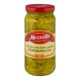 Mezzetta Deli Sliced Golden Greek Pepperoncini, Case Of 6, 16 Fl Oz.