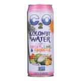 C2o, Pure Coconut Water, Ginger Lime And Tumeric, Case Of 12, 17.5 Fl Oz.
