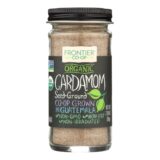 Frontier Herb Cardamom Seed, Organic, Ground, Decorticated, No Pods, 2.08 Oz