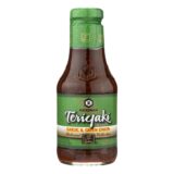 Kikkoman Teriyaki Sauce, Garlic And Green Onion, Case Of 6, 20.5 Oz.