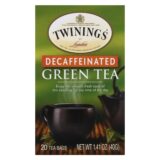 Twinings Tea Green Tea, Decaffeinated, Case Of 6, 20 Bags