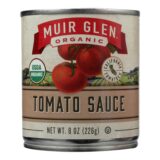 Muir Glen Organic Regualr Tomato Sauce, Case Of 24, 8 Fl Oz
