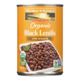 Westbrae Foods Organic Black Lentils Beans, Case Of 12, 15 Oz.