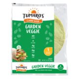 Tumaro's 8-inch Garden Veggie Carb Wise Wraps, Case Of 6, 8 Ct
