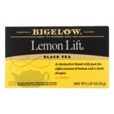 Bigelow Tea Lemon Lift Black Tea, Case Of 6, 20 Bags