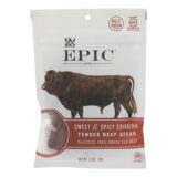 Epic, Jerky Bites, Sweet And Spicy Sriracha Tender Beef Steak, Case Of 8, 2.5 Oz.