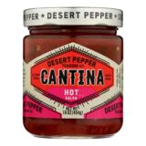 Desert Pepper Trading Cantina Salsa, Hot Red, Case Of 6, 16 Oz
