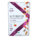 Living Intentions Organic Sprouted Trail Mix, Wild Berry, Case Of 6, 7 Oz.
