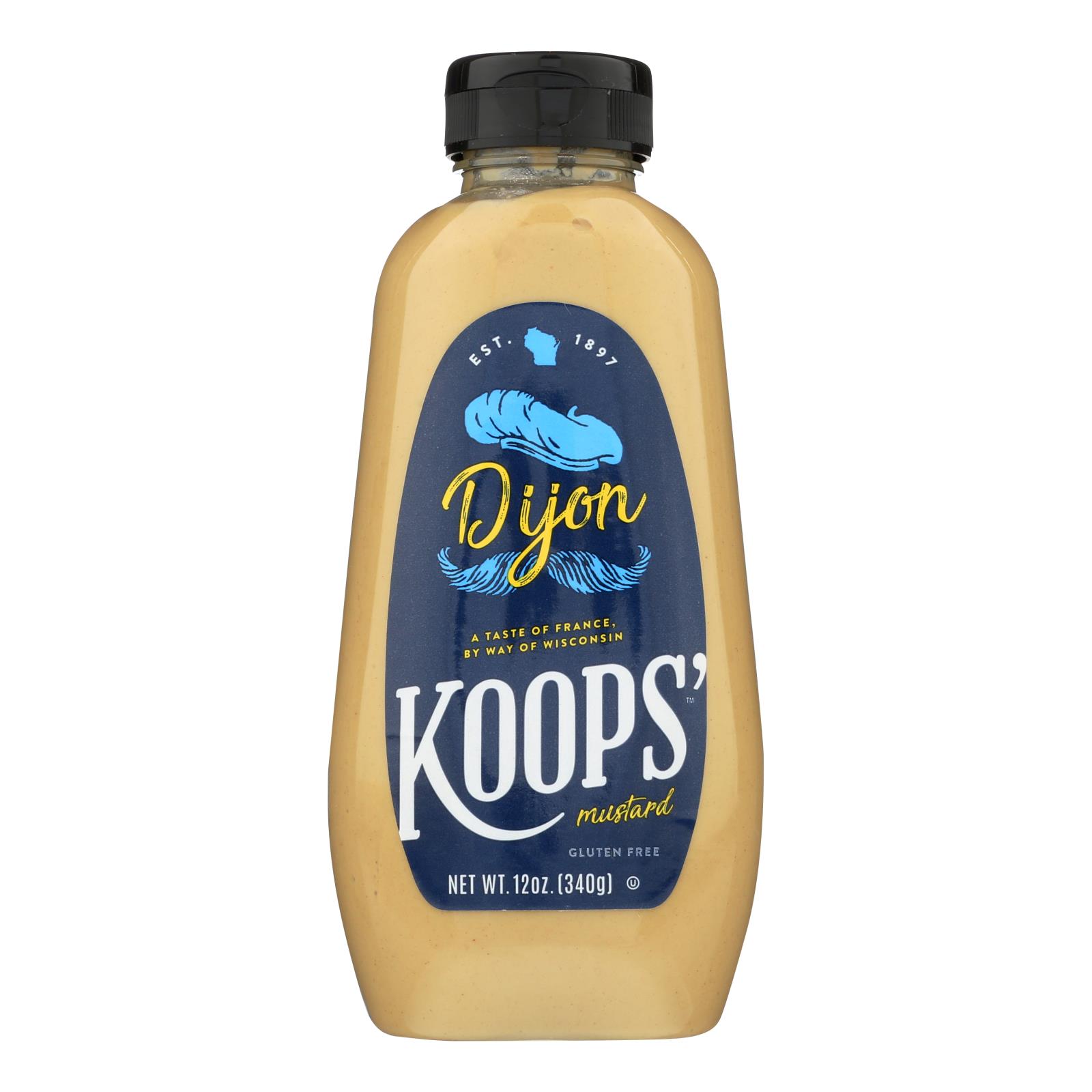 Koops' Mustard, Case Of 12, 12 Oz