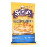 Sylvia's Peach Cobbler Mix, Case Of 9, 9 Oz.