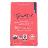Guittard Chocolate Baking Wafers, Organic, 74% Bittersweet, Case Of 8, 12 Oz
