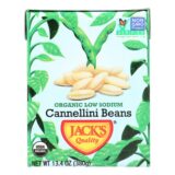 Jack's Quality Organic Cannellini Beans, Low Sodium, Case Of 8, 13.4 Oz