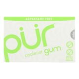 Pur Gum, Coolmint, Aspartame Free, 9 Pieces, 12.6 G, Case Of 12