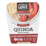 Cucina And Amore, Quinoa Meals, Spicy Jalapeno And Roasted Peppers, Case Of 6, 7.9 Oz.