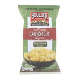 Boulder Canyon, Kettle Cooked Canyon Cut Potato Chips,sour Cream & Chives, Case Of 12, 6.5 Oz