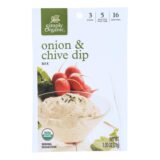 Simply Organic Onion And Chive Dip Mix, Case Of 12, 1 Oz.