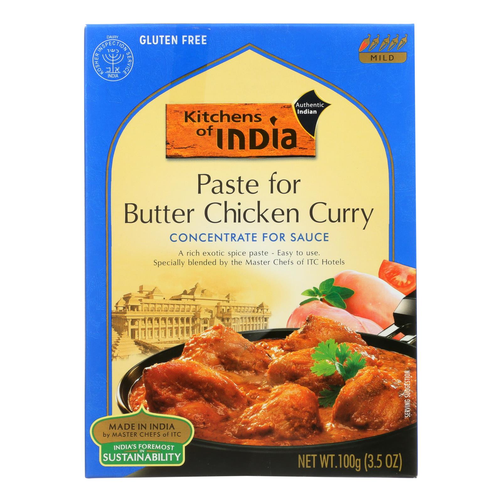 Kitchen Of India Paste, Butter Chicken Curry, 3.5 Oz, Case Of 6