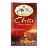 Twinings Tea Chai, Case Of 6, 20 Bags