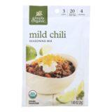 Simply Organic Seasoning Mx, Organic, Mild Chili, Case Of 12, 1 Oz