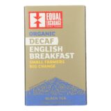Equal Exchange Organic Decaf Black Tea, English Breakfast, Case Of 6, 20 Bags