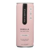 Pop & Bottle - Oat Milk Latte Vanilla - Case Of 12-8 Fz