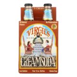 Virgil's Rootbeer Cream Soda, Cream, Case Of 6, 12 Fl Oz.
