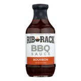 Rib Rack Bbq Sauce, Southern Bourbon, Case Of 6, 19 Oz
