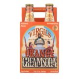 Virgil's Rootbeer Cream Soda, Orange Cream, Case Of 6, 12 Fl Oz.