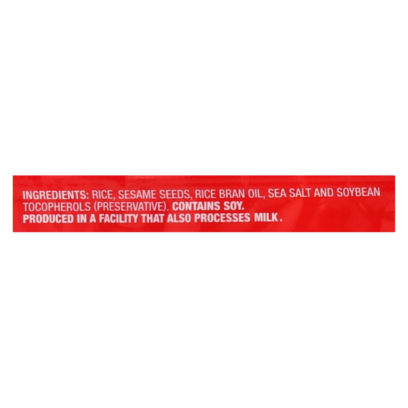 Ka'me Rice Crackers, Sesame, Case Of 12, 3.5 Oz. - Image 3