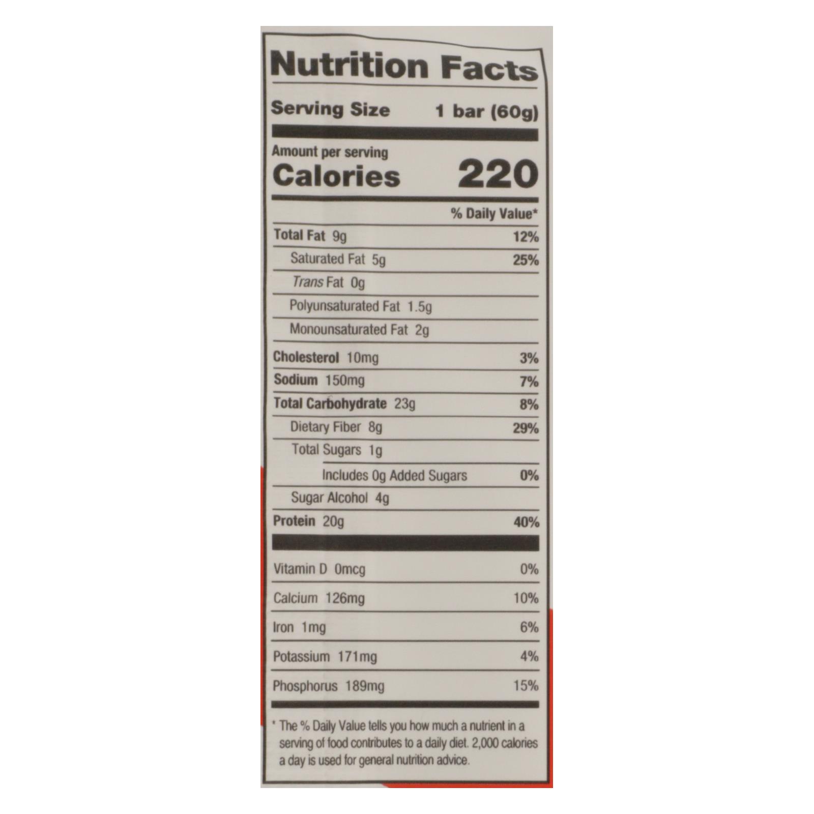 One Bar - Bar Protein Peanut Butter Cup - Case Of 12 - 60 Grm - Image 3