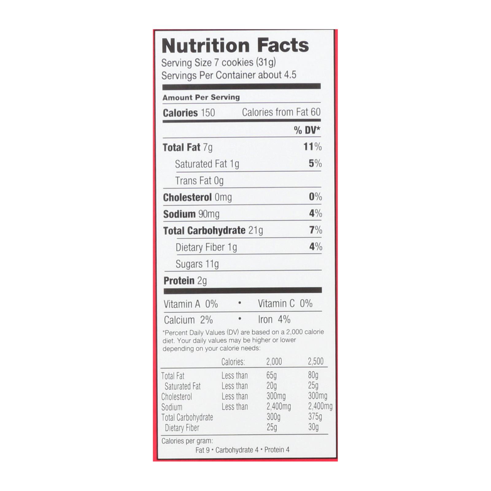 Homefree, Gluten Free Mini Cookies, Chocolate Chip, Case Of 6, 5 Oz. - Image 3