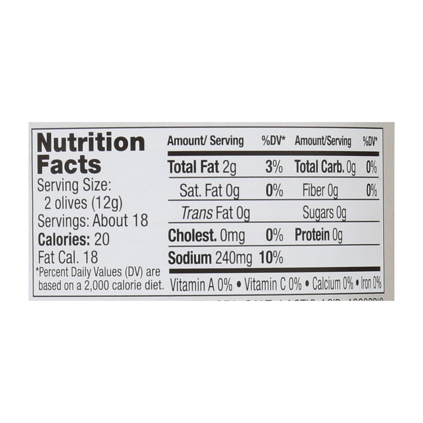 Jeff's Natural Jeff's Natural Castelvetrano Olives, Castelvetrano, Case Of 6, 7.5 Oz. - Image 2