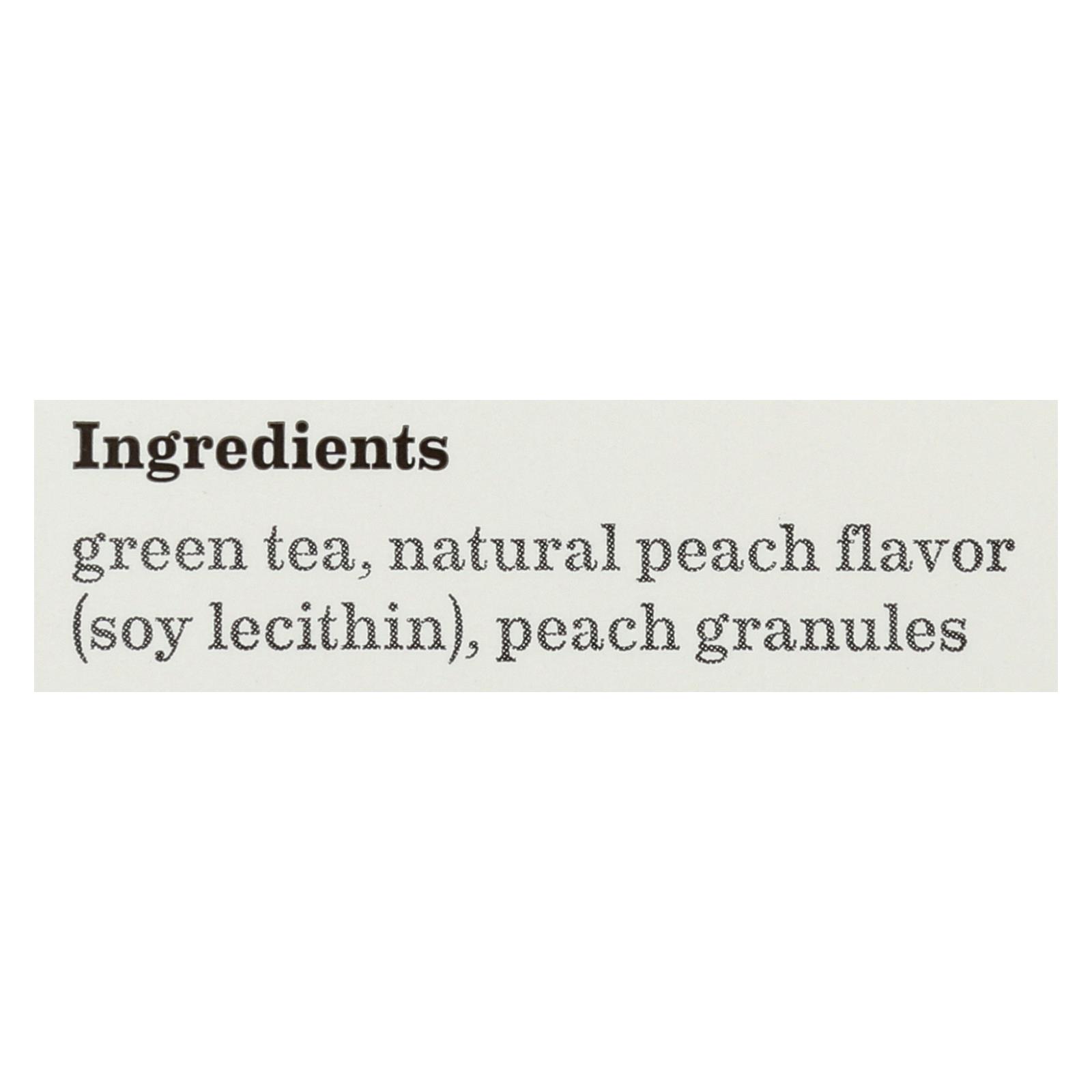 Bigelow Tea Green Tea, With Peach, Case Of 6, 20 Bag - Image 2