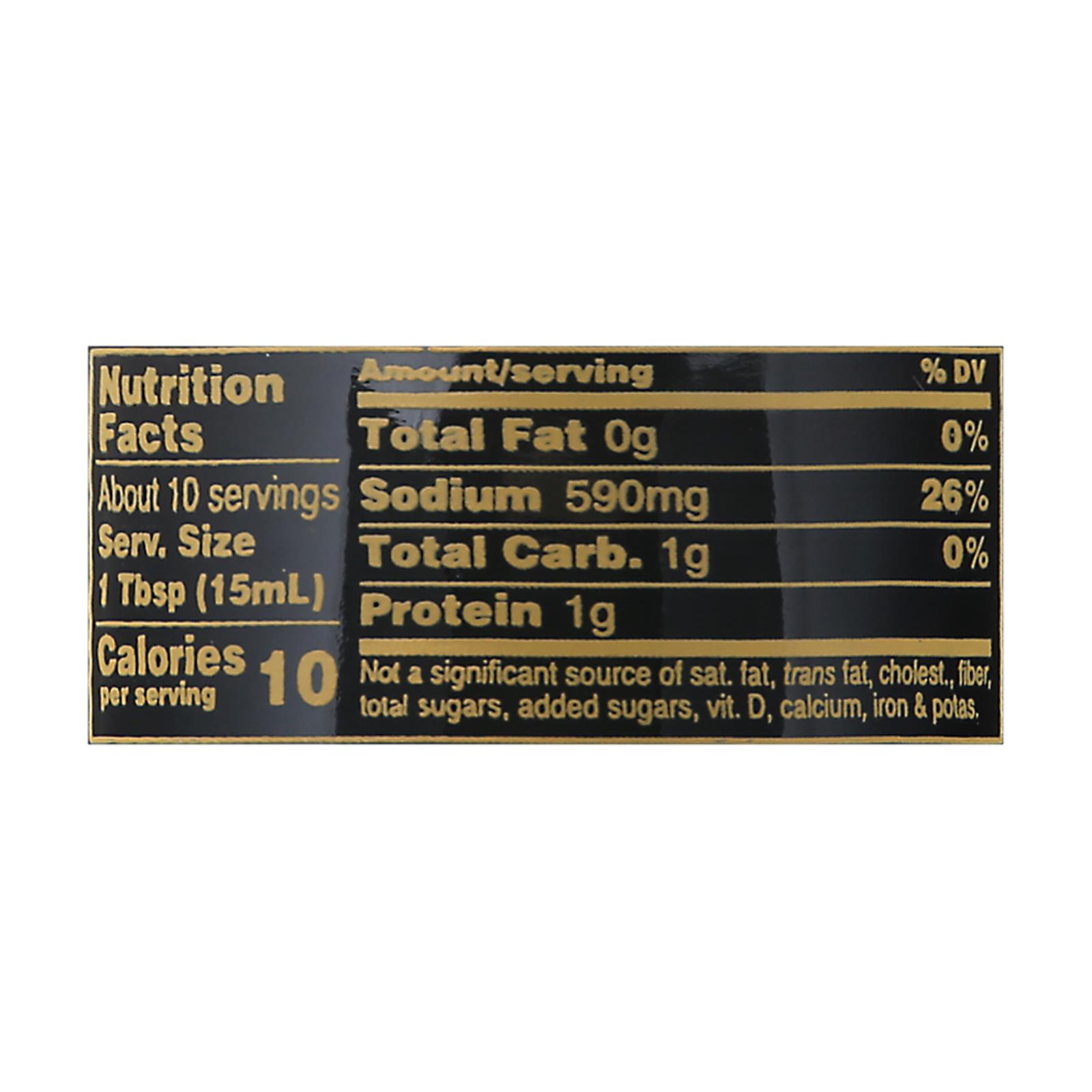 Kikkoman Soy Sauce, Less Sodium, Case Of 12, 5 Oz. - Image 3