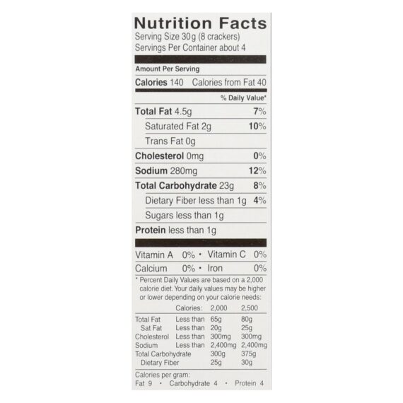Glutino Original Crackers, Case Of 6, 4.4 Oz. - Image 3
