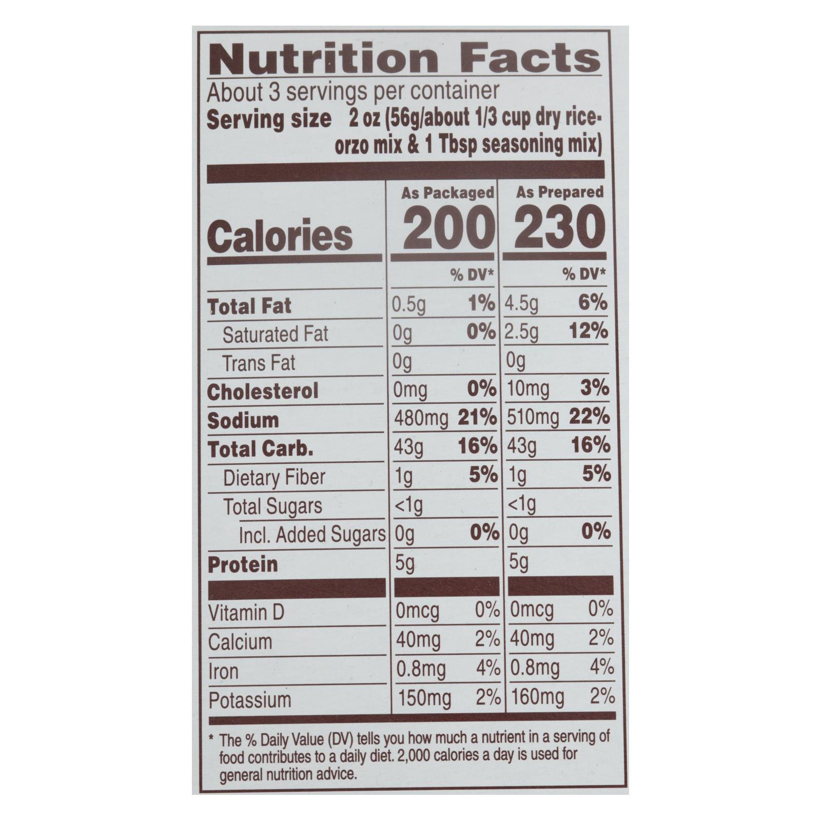 Near East Rice Pilaf Mix, Mushrooms And Herbs, Case Of 12, 6.3 Oz. - Image 3