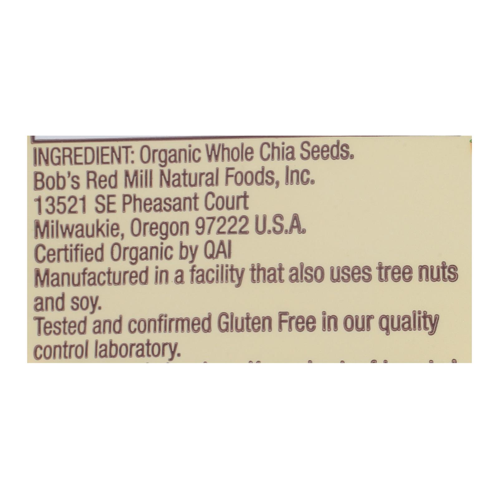 Bob's Red Mill - Seeds Chia - Case Of 5-12 Oz - Image 3