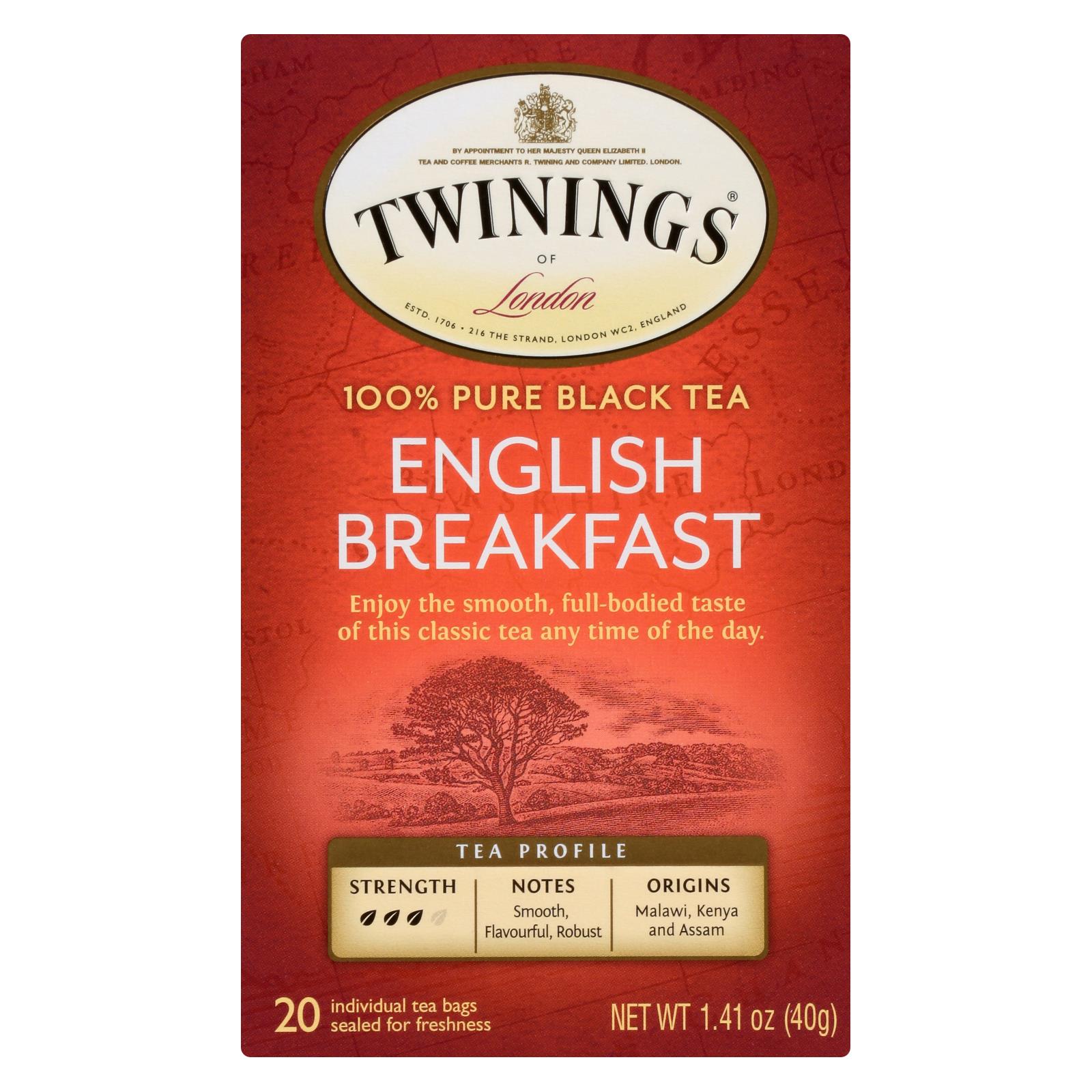 Twinings Tea English Breakfast Tea, Black Tea, Case Of 6, 20 Bags - Image 3
