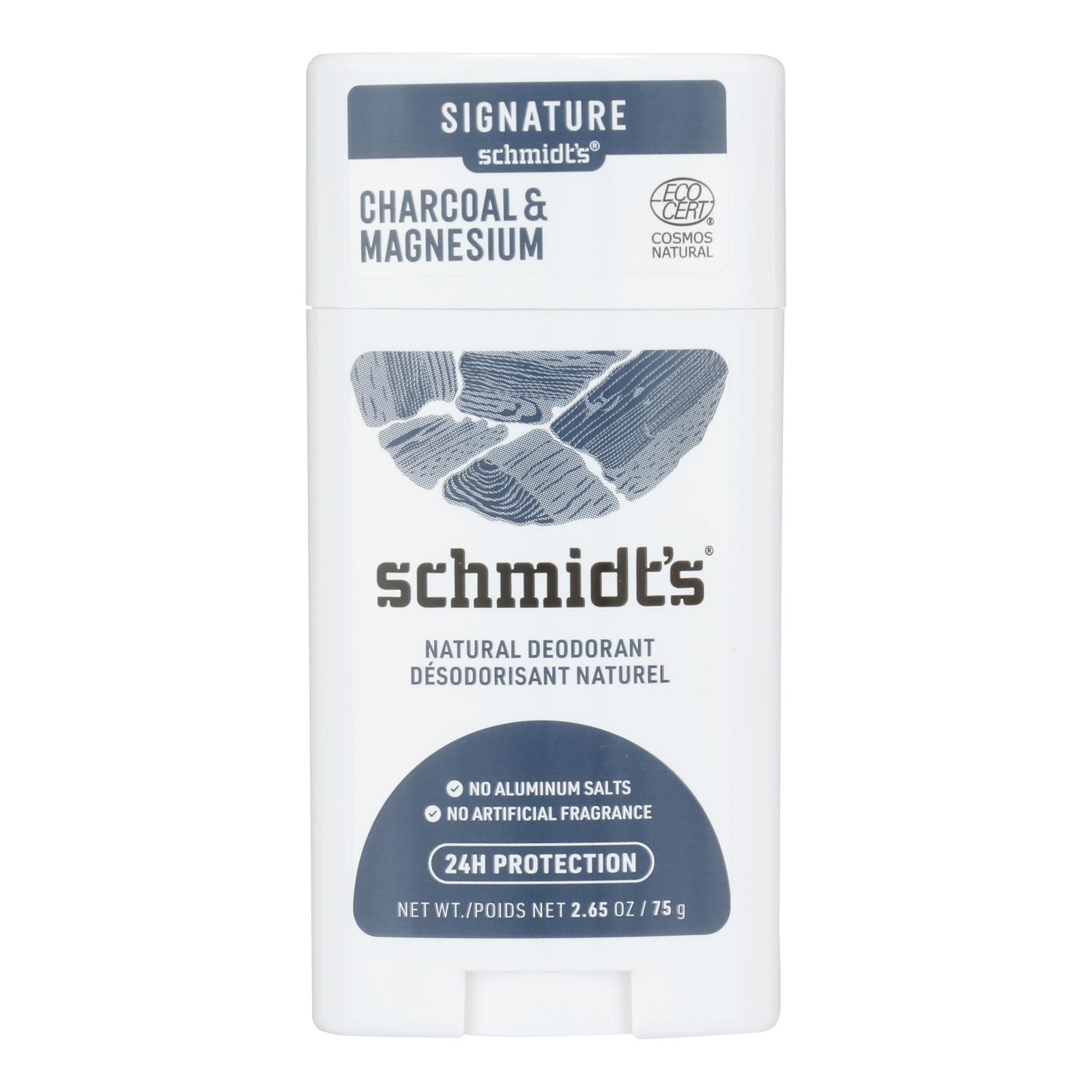 Schmidt's - Deodorant Chrcl&mag Stk - 1 Each - 2.65 Oz - Image 2