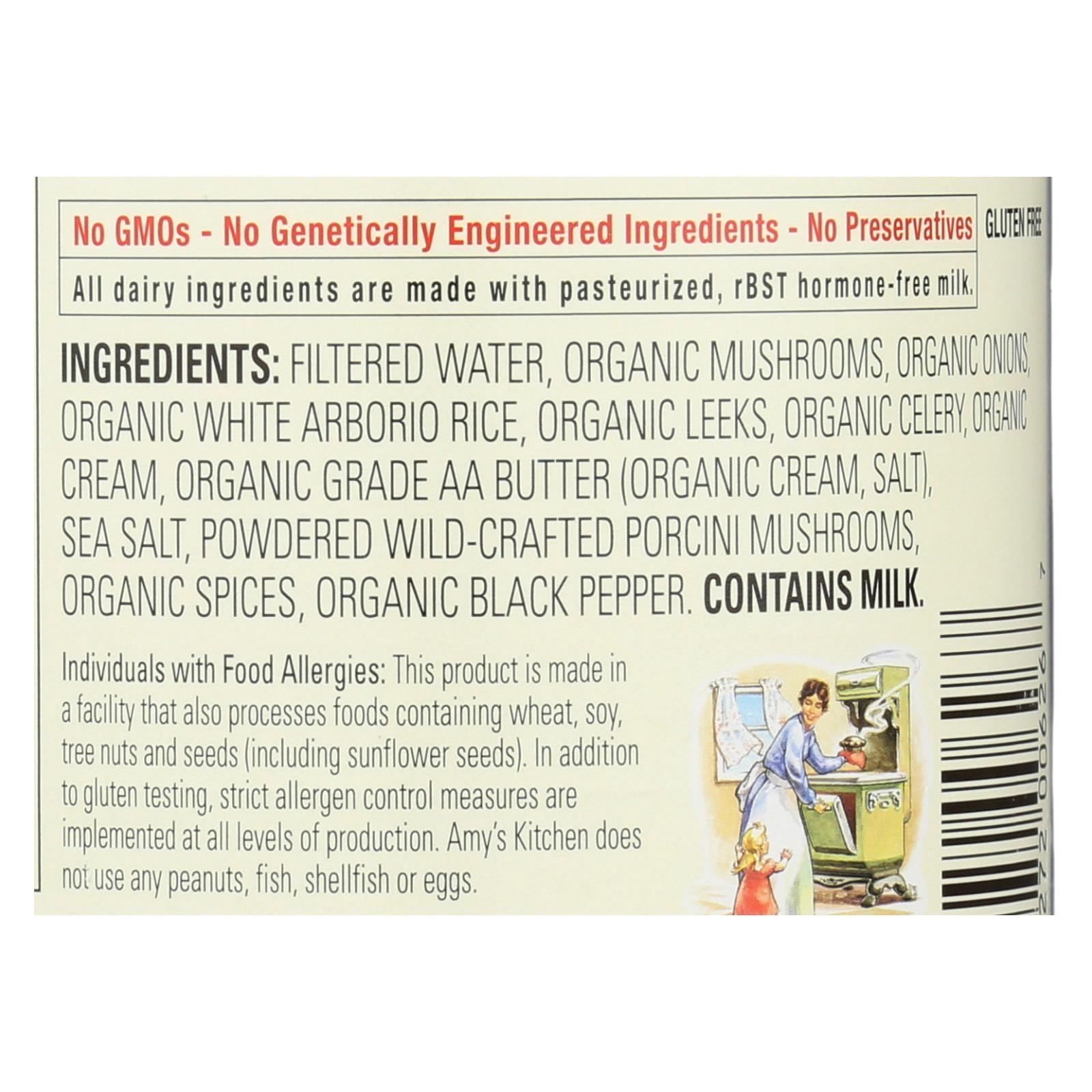 Amy's, Mushroom Bisque With Porcini, Case Of 12, 14 Oz - Image 2