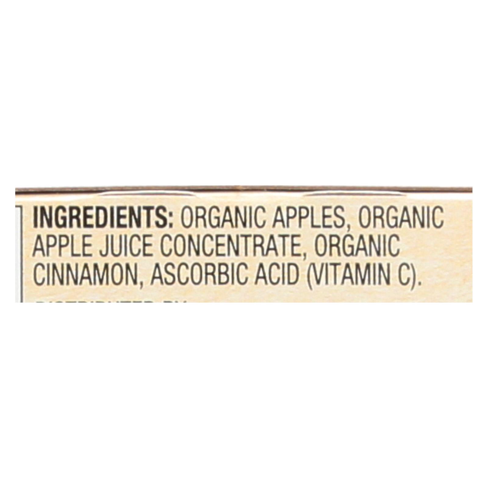 Santa Cruz Organic Apple Sauce, Cinnamon, Case Of 12, 4 Oz. - Image 3