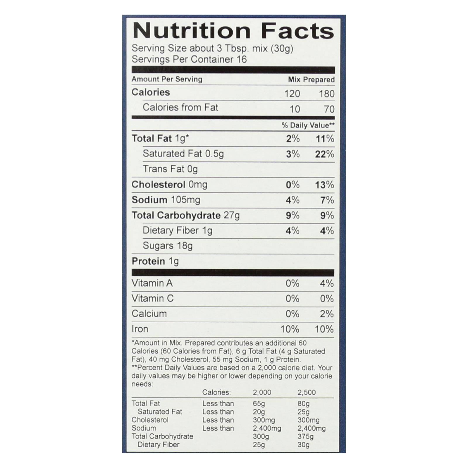 King Arthur Brownie Mix, Case Of 6, 17 Oz. - Image 2