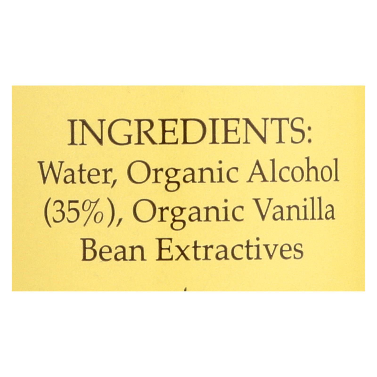 Flavorganics Extract, Organic, Vanilla, 2 Oz, Case Of 12 - Image 2