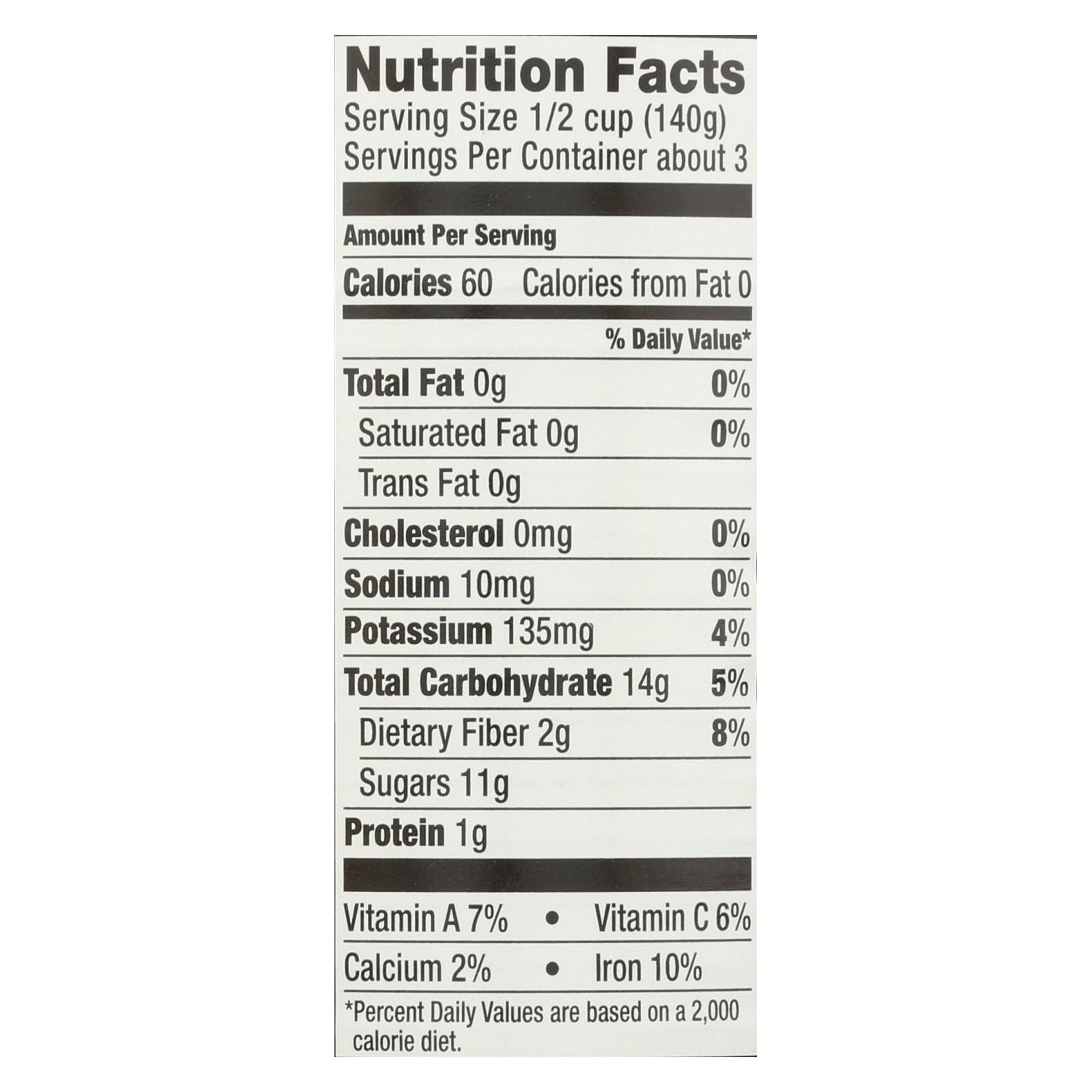 Oregon Fruit Red Tart Cherries In Water, Case Of 8, 14.5 Oz. - Image 2