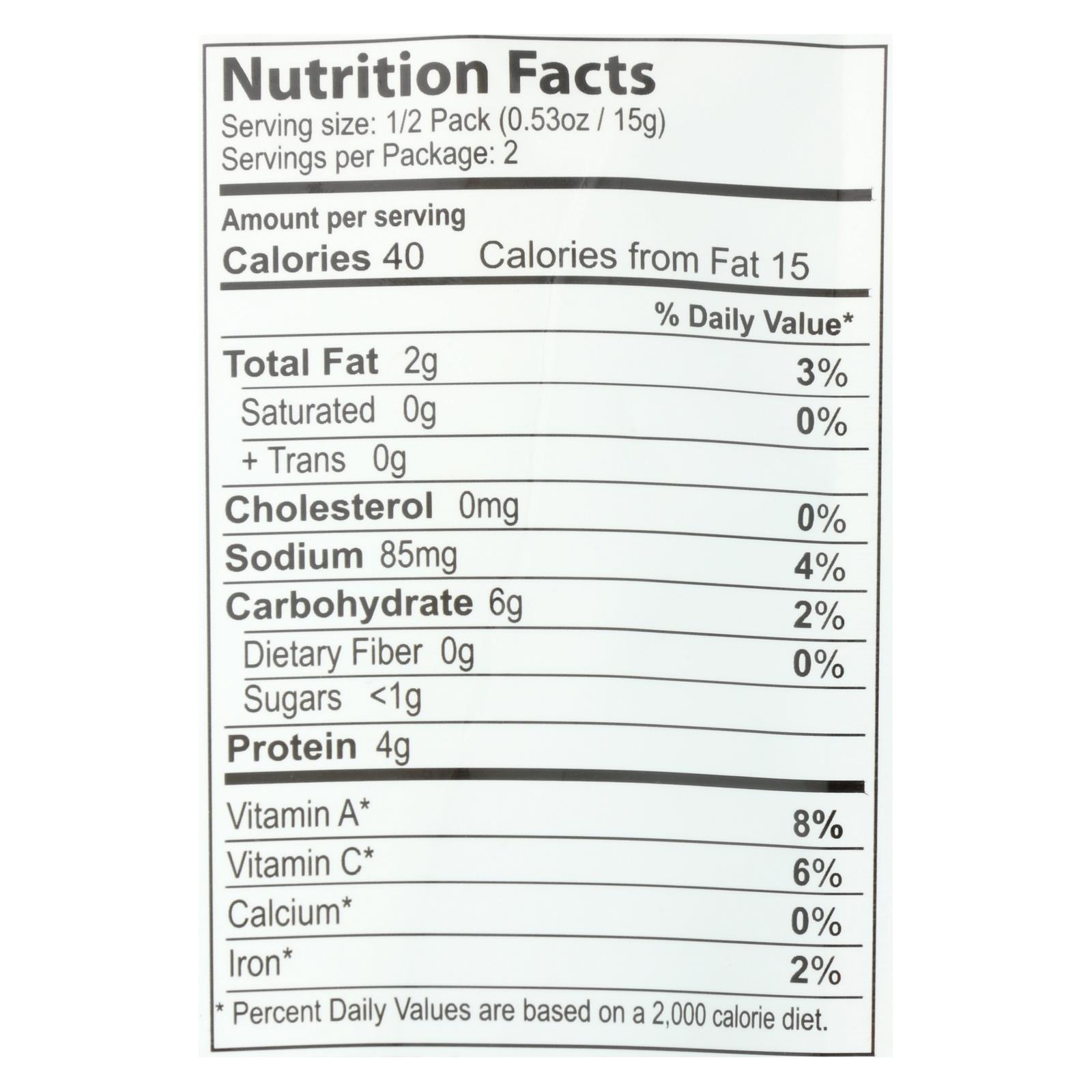 Seasnax Chomperz Crunchy Seaweed Chips, Barbecue, Case Of 8, 1 Oz. - Image 3